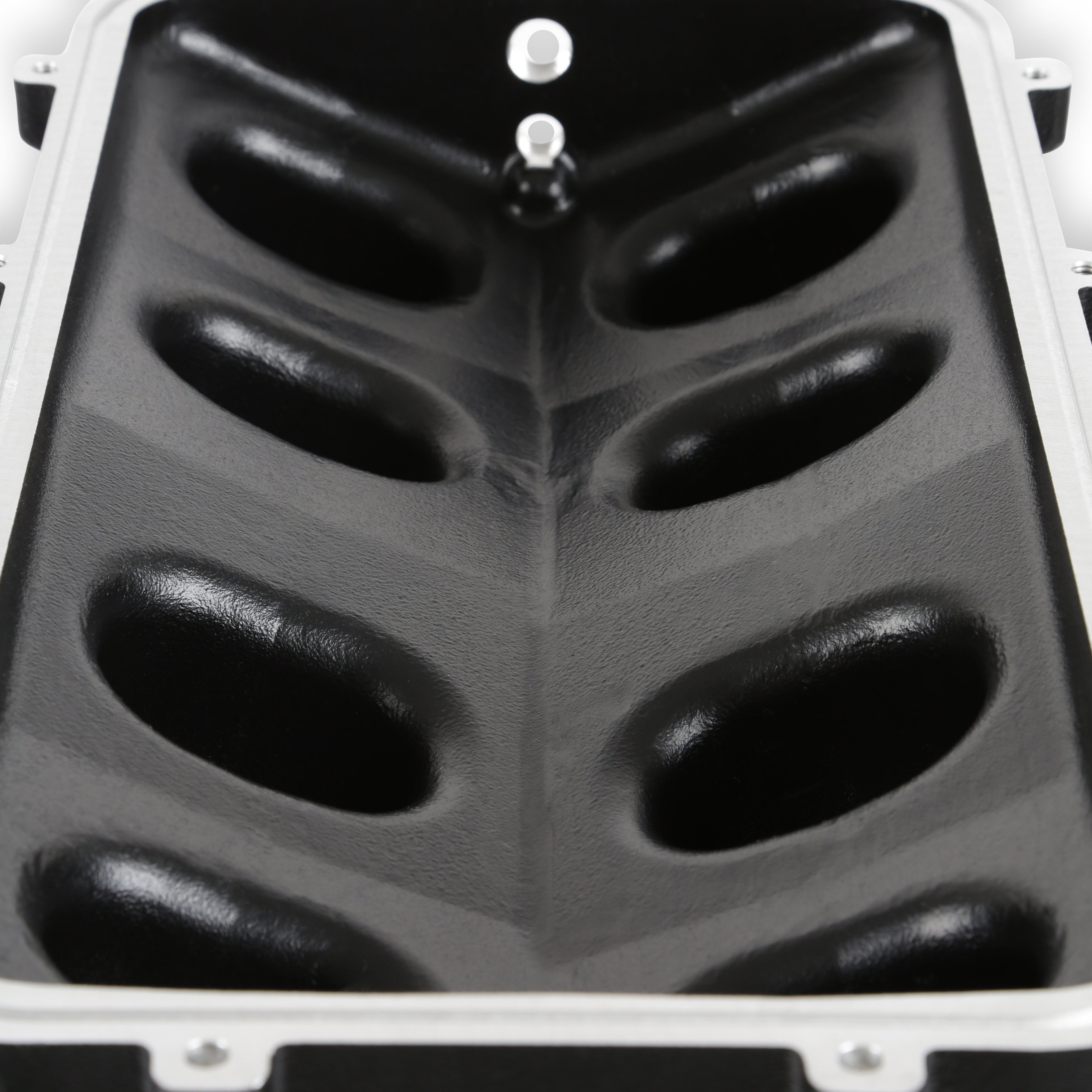 Holley Hi-Ram Lower Manifold - GM LS1/LS2/LS6-Black - Photo - out of package Side