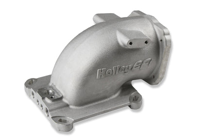 Holley EFI EFI Throttle Body Intake Elbow-Black Finish