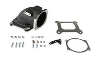 INTAKE ELBOW, GM LS THROTTLE 4150, BLACK - EFI Throttle Body Intake Elbow-Black Finish