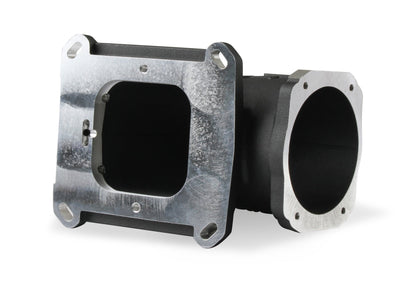 Holley EFI EFI Throttle Body Intake Elbow-Black Finish