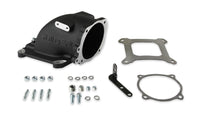 INTAKE ELBOW, FORD THROTTLE TO 4150, BLK - EFI Throttle Body Intake Elbow-Black Finish