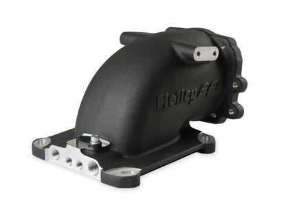 INDSUGNINGSBÆND, FORD GASSPJAL TIL 4150, SORT - EFI Gasspjæld Indsugningsbøjning - Sort Finish