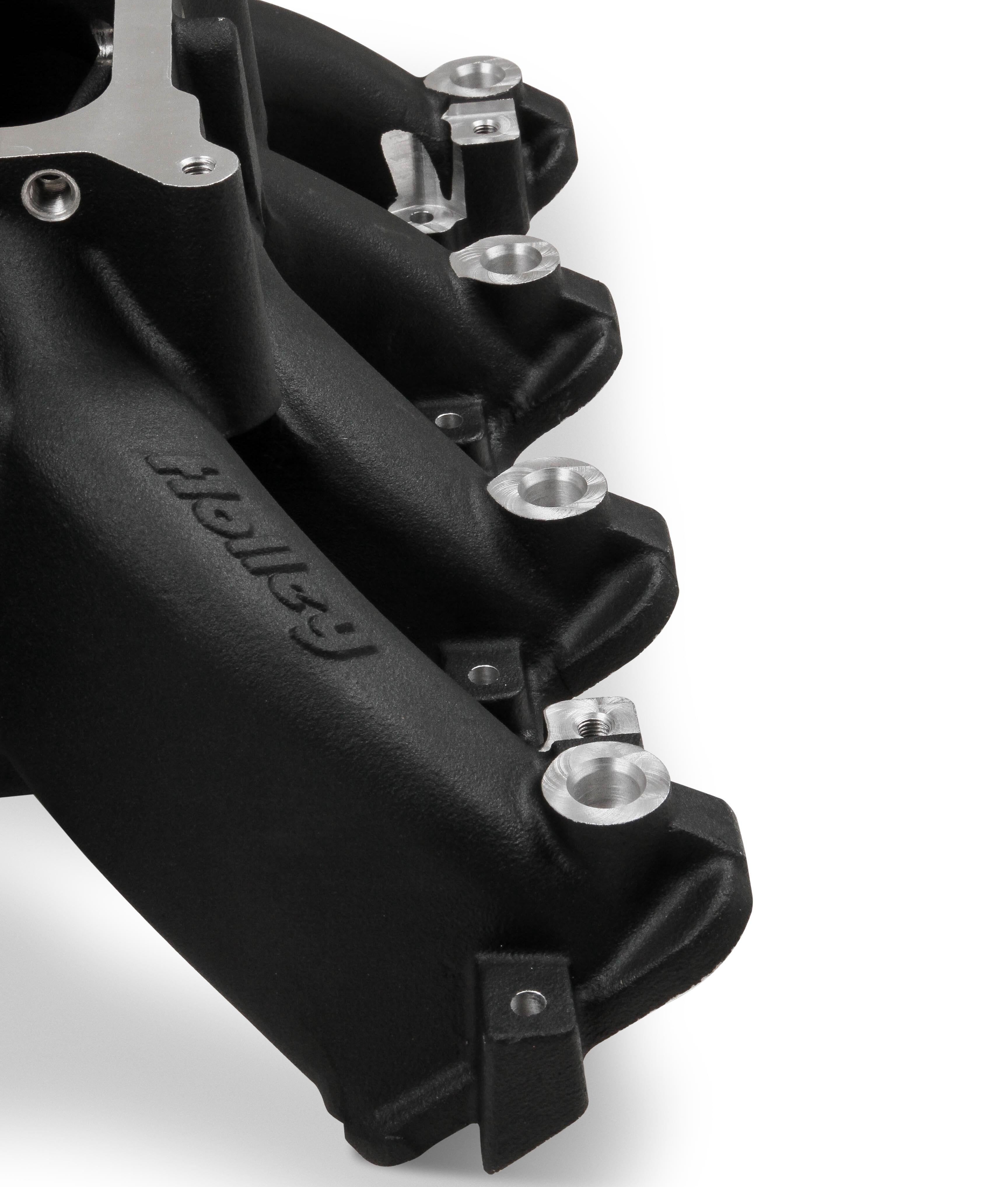 Holley Single Plane EFI  Split-Design Race Intake Manifold- GM LS1/LS2/LS6-Black - Photo - out of package Back