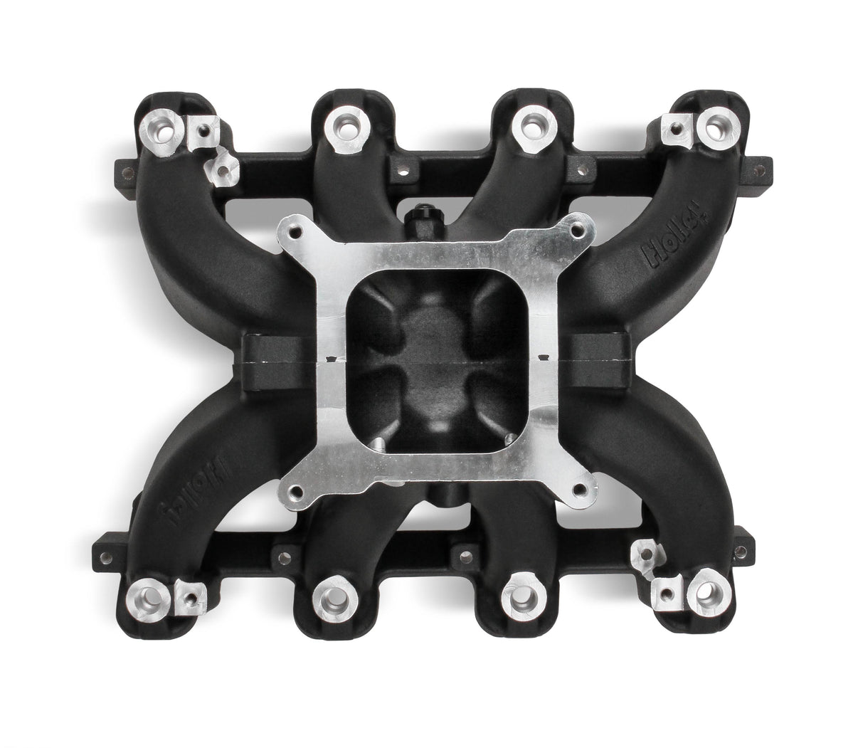 Holley Single Plane EFI  Split-Design Race Intake Manifold- GM LS1/LS2/LS6-Black - Photo - out of package Top