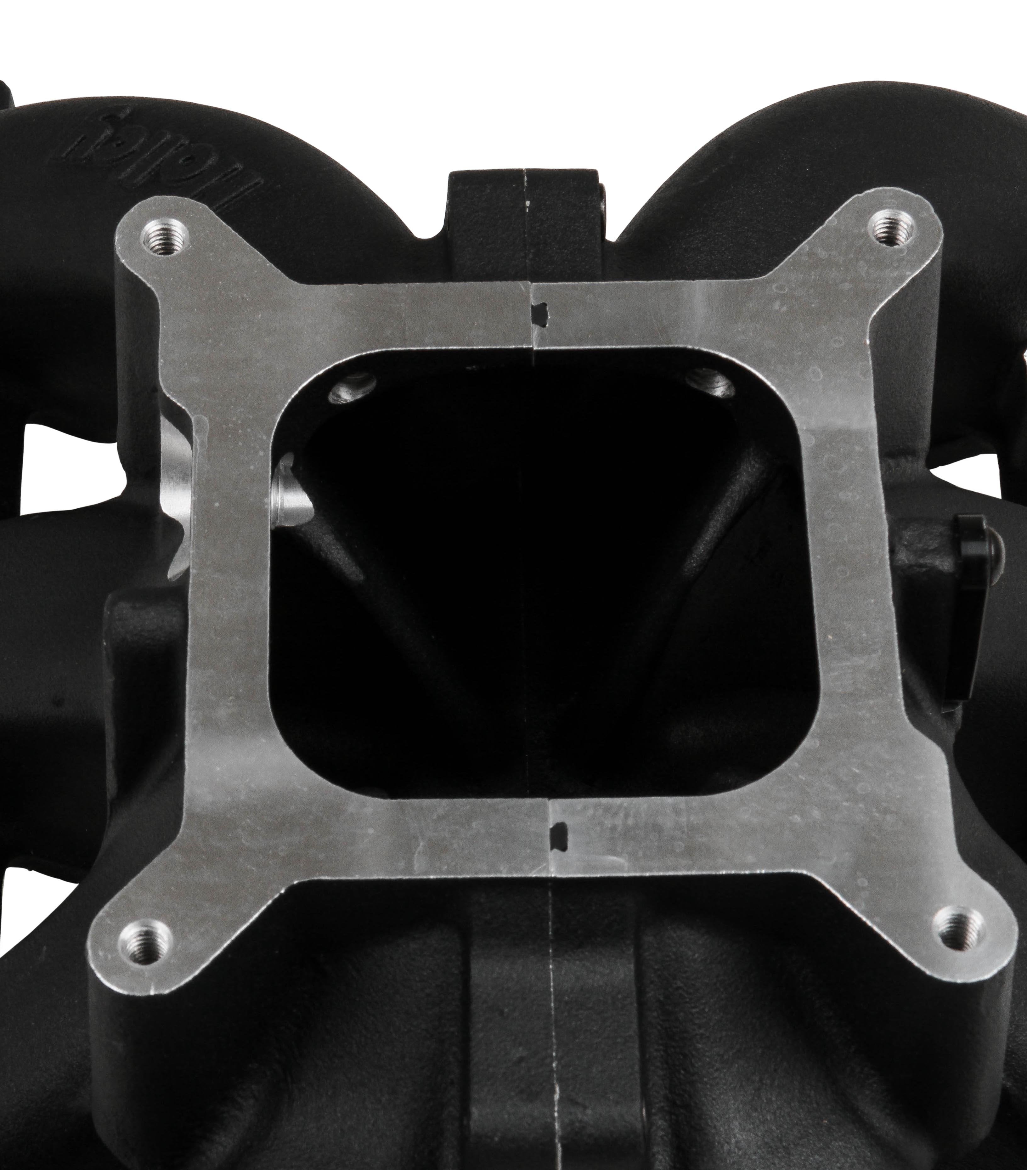 Holley Single Plane EFI  Split-Design Race Intake Manifold- GM LS1/LS2/LS6-Black - Photo - out of package Bottom