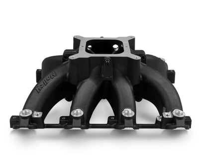 Holley Single Plane EFI  Split-Design Race Intake Manifold- GM LS1/LS2/LS6-Black - Photo - out of package Angle