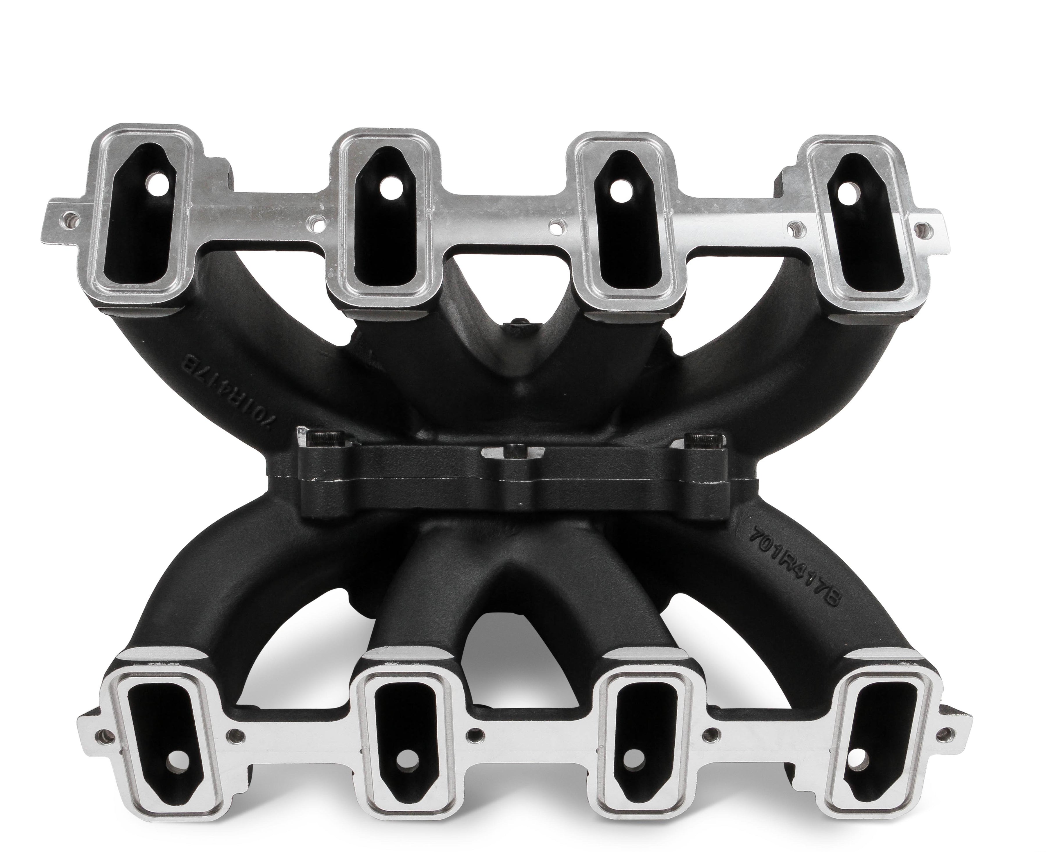 Holley Single Plane EFI  Split-Design Race Intake Manifold- GM LS1/LS2/LS6-Black - Photo - out of package User 2