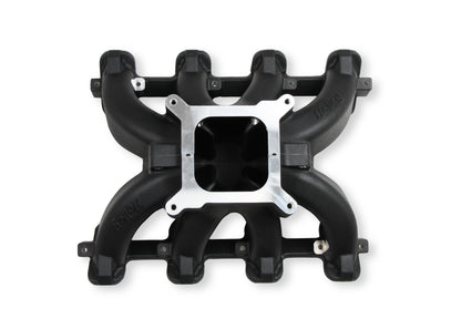 Holley Single Plane Split-Design Race Intake Manifold- GM LS1/LS2/LS6- Black - Photo - out of package Right