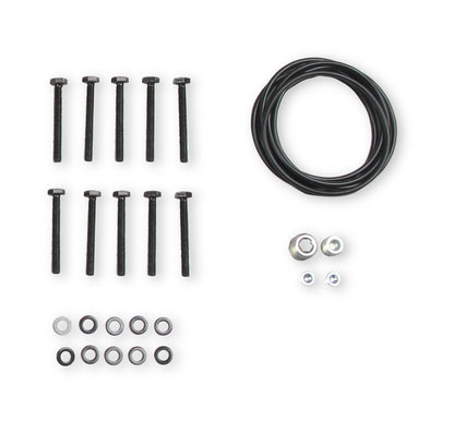 Holley Single Plane Split-Design Race Intake Manifold- GM LS1/LS2/LS6- Black - Photo - out of package Side