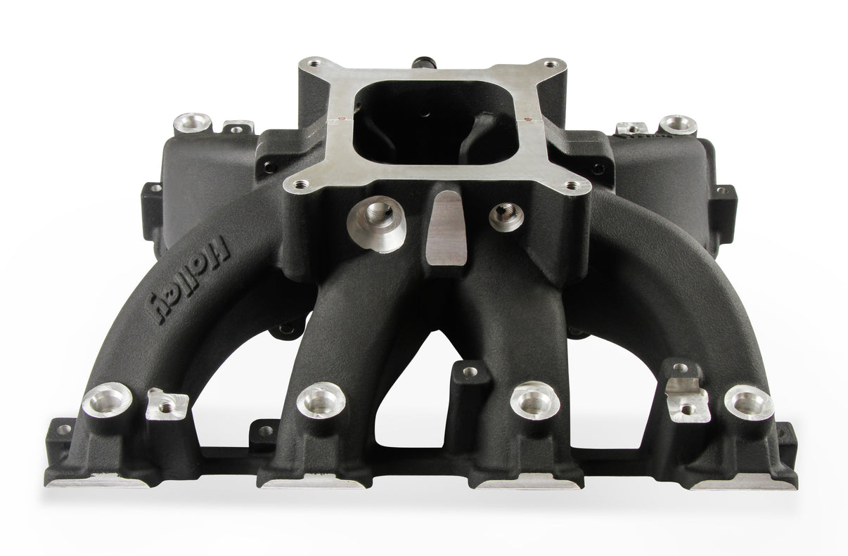 Holley Single Plane EFI  Split-Design Race Intake Manifold- GM LS3/L92- Black - Photo - out of package Left