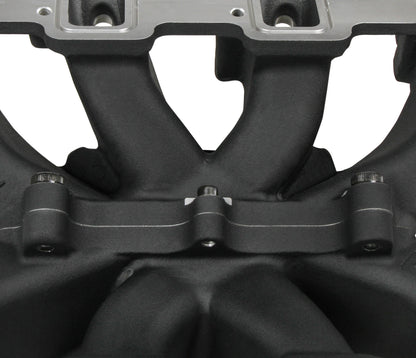 Holley Single Plane EFI  Split-Design Race Intake Manifold- GM LS3/L92- Black - Photo - out of package Side