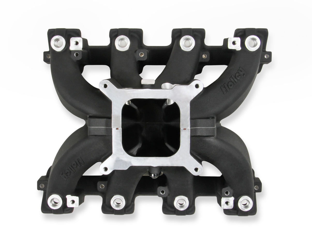 Holley Single Plane EFI  Split-Design Race Intake Manifold- GM LS3/L92- Black - Photo - out of package User 1