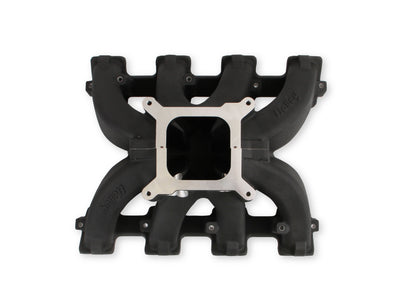 Holley Single Plane Split-Design Race Intake Manifold- GM LS3/L92- Black-4150 - Photo - out of package Back