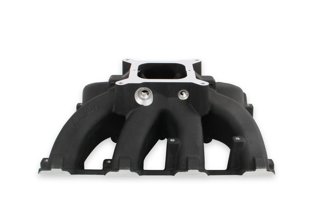 Holley Single Plane Split-Design Race Intake Manifold- GM LS3/L92- Black-4150 - Photo - Primary Top