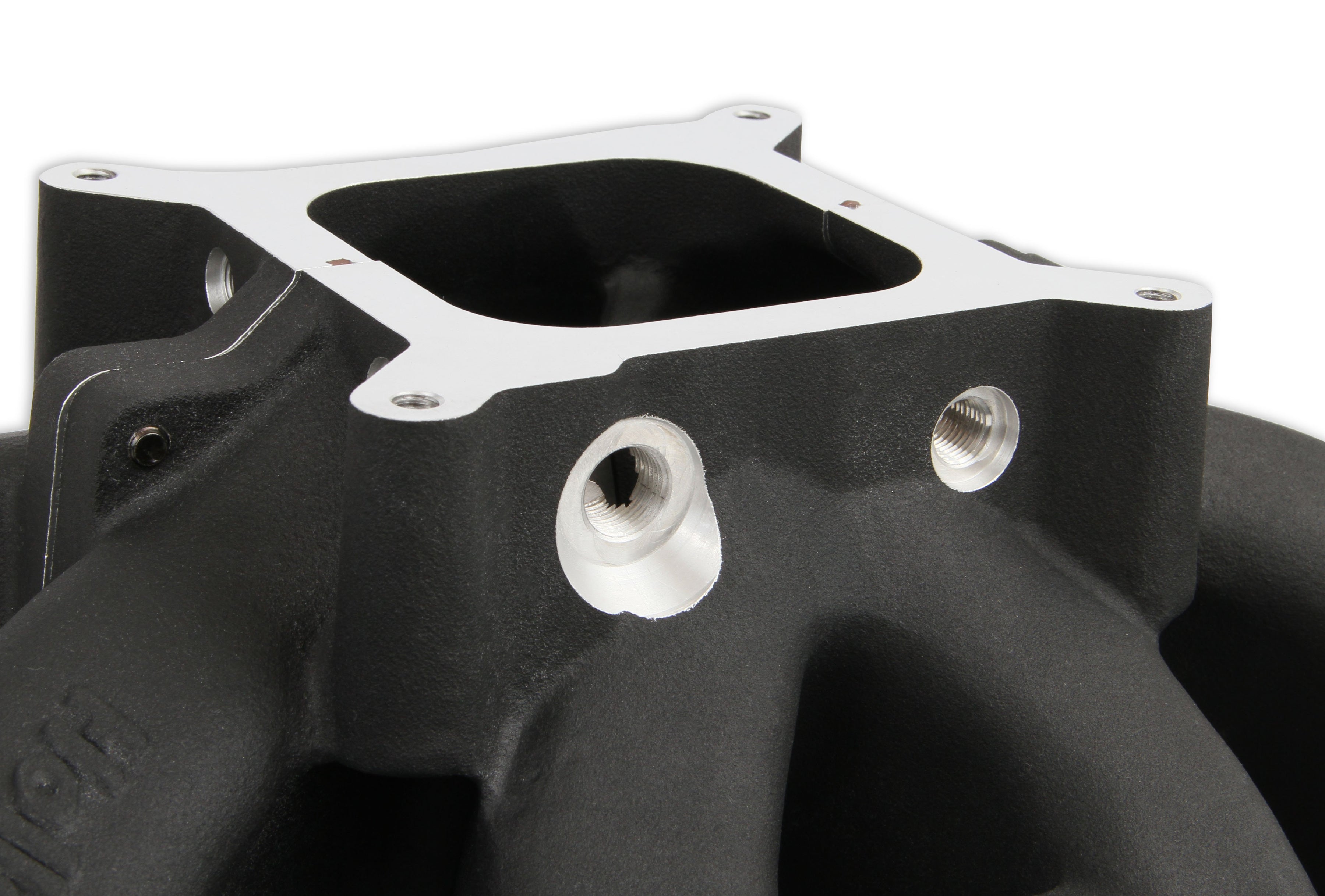 Holley Single Plane Split-Design Race Intake Manifold- GM LS3/L92- Black-4150 - Photo - out of package Angle