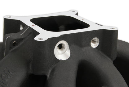 Holley Single Plane Split-Design Race Intake Manifold- GM LS3/L92- Black-4150 - Photo - out of package Angle