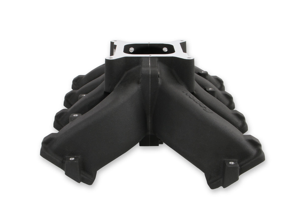 Holley Single Plane Split-Design Race Intake Manifold- GM LS3/L92- Black-4150 - Photo - out of package Side