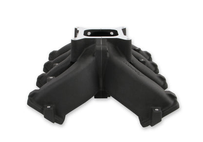 Holley Single Plane Split-Design Race Intake Manifold- GM LS3/L92- Black-4150 - Photo - out of package Side