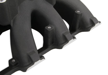Holley Single Plane Split-Design Race Intake Manifold- GM LS3/L92- Black-4150 - Photo - out of package User 4