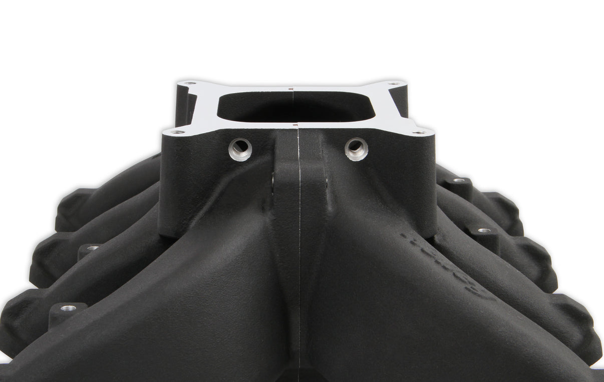 Holley Single Plane Split-Design Race Intake Manifold- GM LS3/L92- Black-4150 - Photo - out of package Front