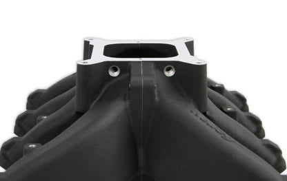 Holley Single Plane Split-Design Race Intake Manifold- GM LS3/L92- Black-4150 - Photo - out of package Front