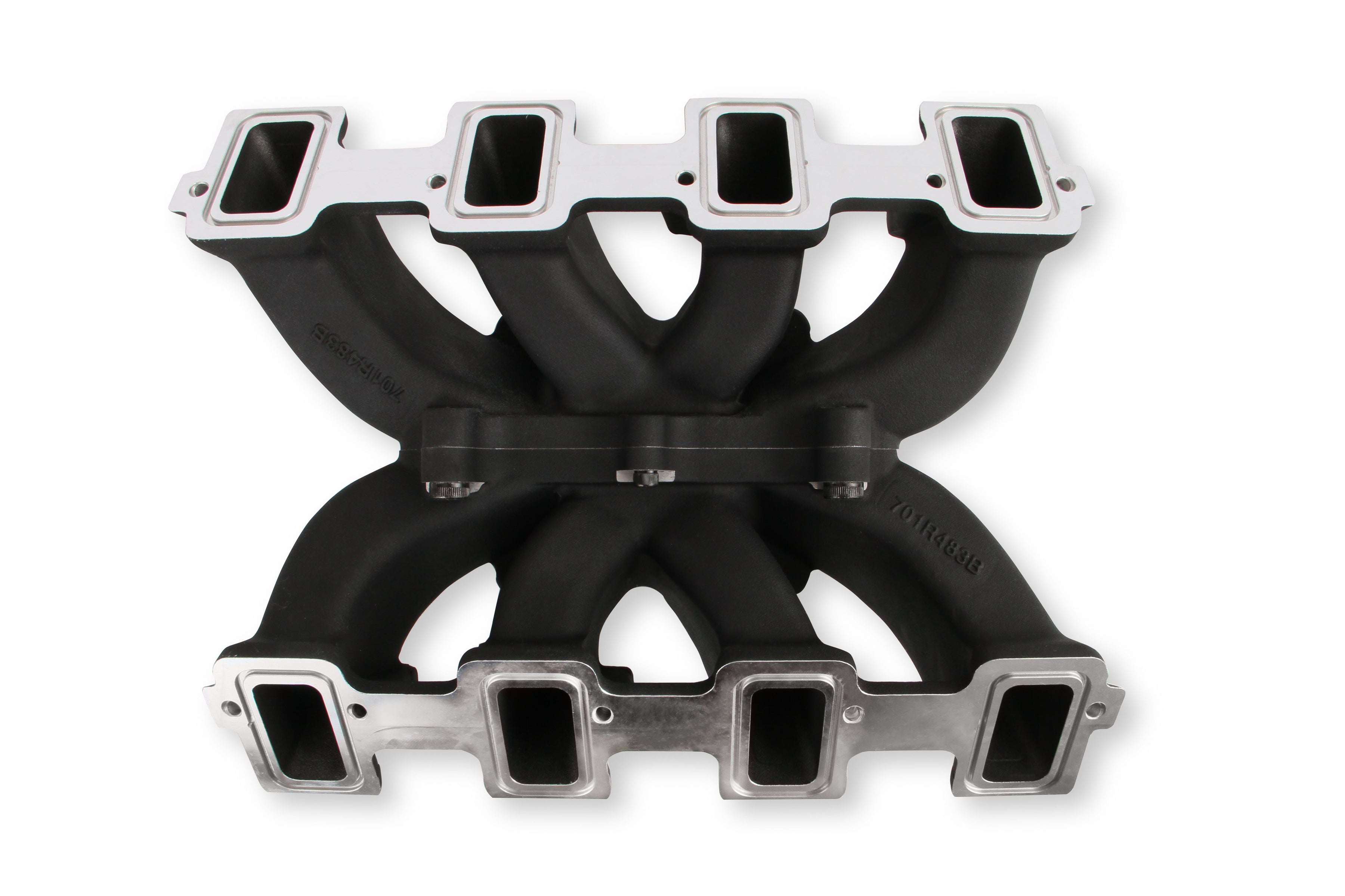Holley Single Plane Split-Design Race Intake Manifold- GM LS3/L92- Black-4150 - Photo - out of package Right