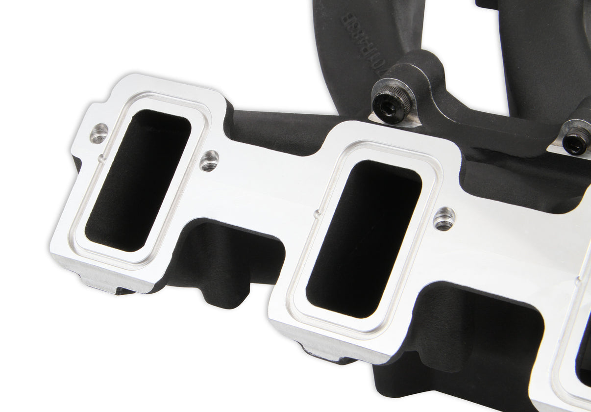 Holley Single Plane Split-Design Race Intake Manifold- GM LS3/L92- Black-4150 - Photo - out of package Left