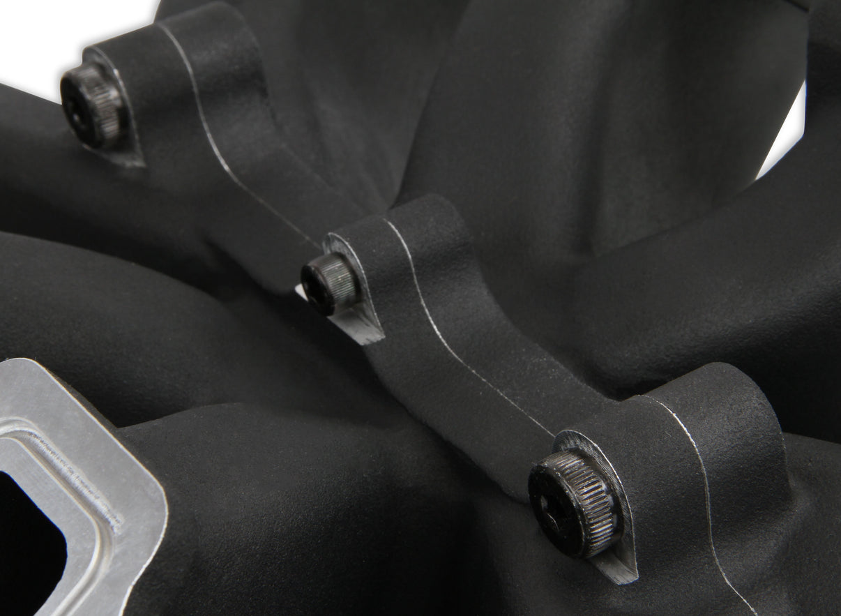 Holley Single Plane Split-Design Race Intake Manifold- GM LS3/L92- Black-4150 - Photo - out of package Back