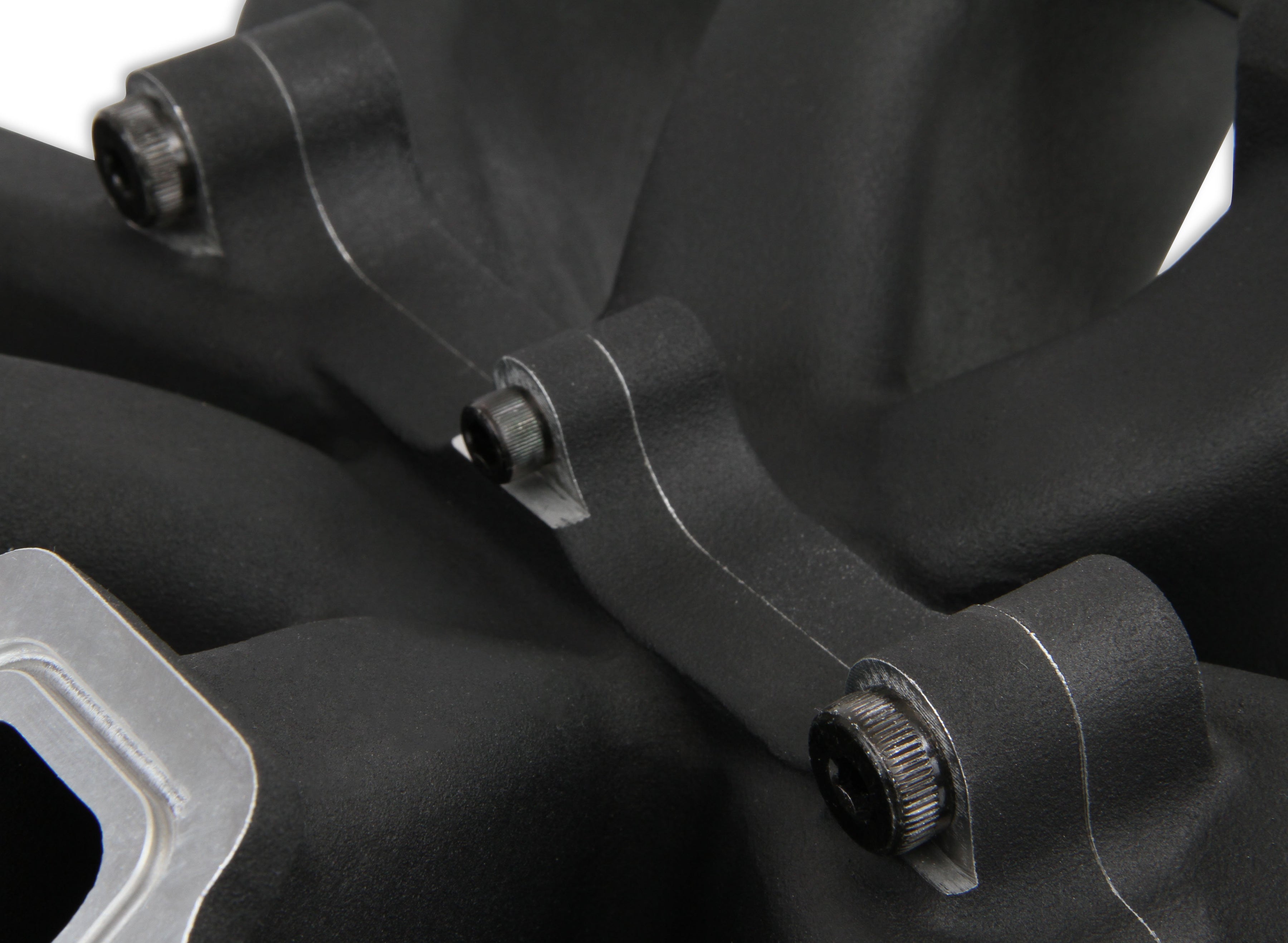 Holley Single Plane Split-Design Race Intake Manifold- GM LS3/L92- Black-4150 - Photo - out of package Back