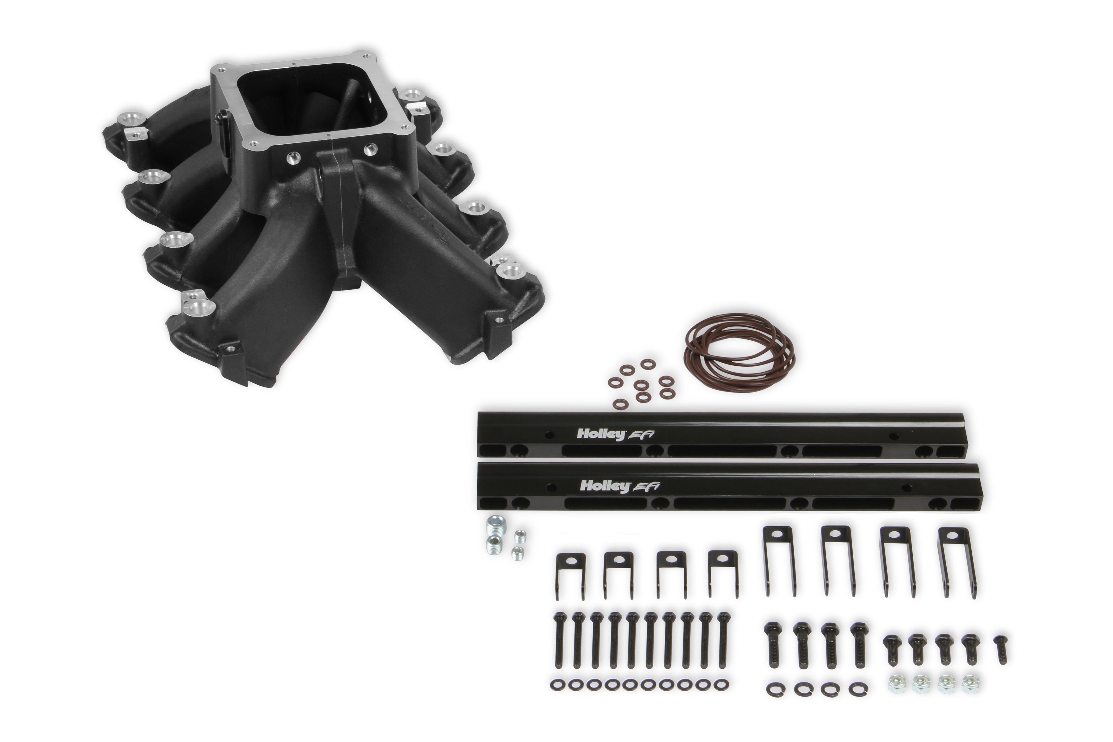 Single Plane EFI 4500 Split-Design Race Intake Manifold- GM LS1/LS2/LS6 - Photo - out of package Front