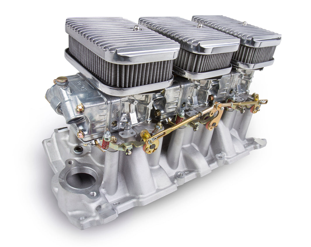 Holley Tri-Power 3x2 SBC Intake and Carburetor Kit - Photo - Primary Front