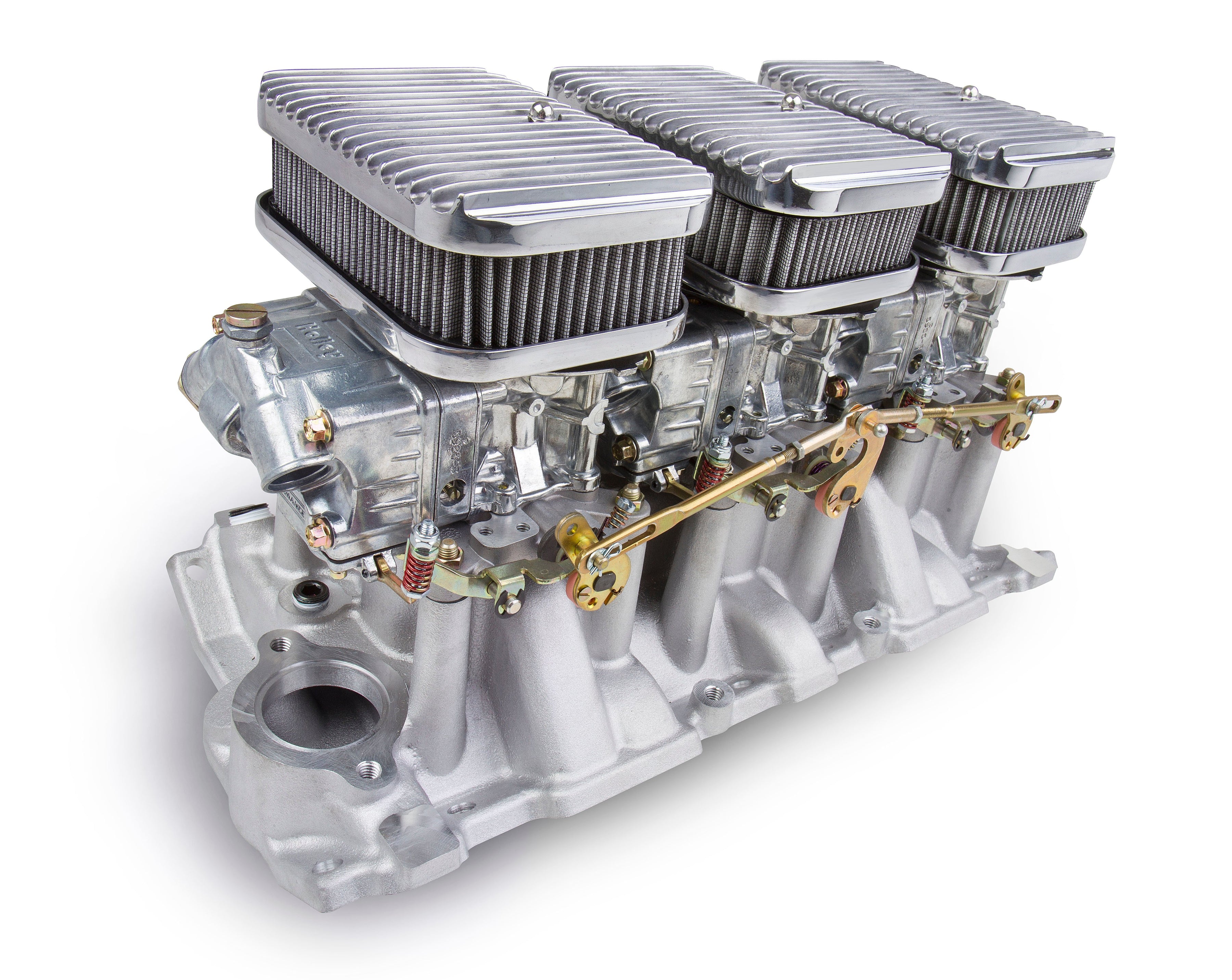 Holley Tri-Power 3x2 SBC Intake and Carburetor Kit - Photo - Primary Front