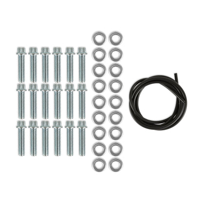 BOLT- &amp; O-RINGSÆT, LO-RAM PLEN&amp;TB AD - Holley fastgørelses- og O-ringskabelsæt, LS1/2/6 Lo-Ram manifold