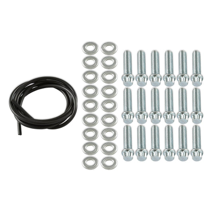 BOLT- &amp; O-RINGSÆT, LO-RAM PLEN&amp;TB AD - Holley fastgørelses- og O-ringskabelsæt, LS1/2/6 Lo-Ram manifold