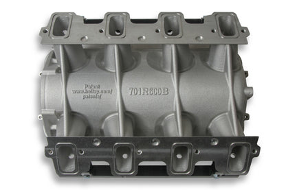 BASE MANIFOLD  RAILS LS3 LO RAM SATIN - Holley Lo-Ram Manifold Base and Fuel Rails Single Fuel Injector GM LS3/L92