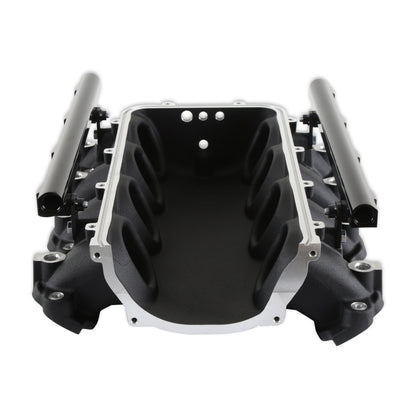 BASE IM, LT LO-RAM, W-PORT FI SORT - Holley Ultra Lo-Ram Manifold Base og Port Indsprøjtningsbrændstofskinner - GM Gen V LT