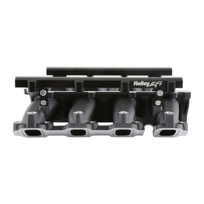 BASE IM, LT LO-RAM, W-PORT FI SORT - Holley Ultra Lo-Ram Manifold Base og Port Indsprøjtningsbrændstofskinner - GM Gen V LT