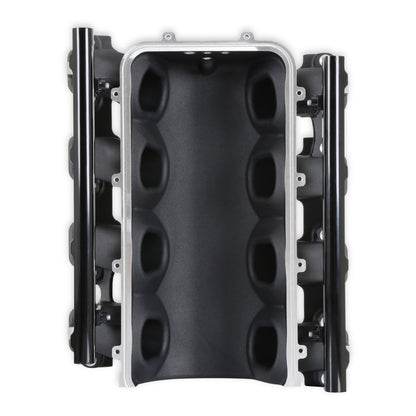 BASE IM, LT LO-RAM, W-PORT FI SORT - Holley Ultra Lo-Ram Manifold Base og Port Indsprøjtningsbrændstofskinner - GM Gen V LT