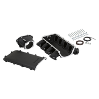 KIT, INT. MANIFOLD, LT LO-RAM, BLACK - Holley Ultra Lo-Ram Manifold Kit - GM Gen V LT