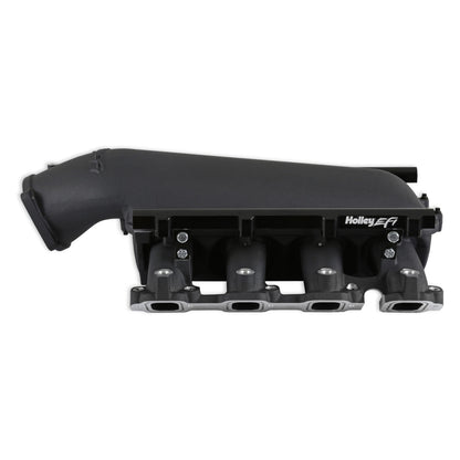 KIT INT MANIFOLD LT LORAM BLACK - Holley Lo-Ram Manifold Kit and Port Injection Fuel Rails - GM Gen V LT