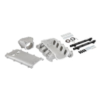 KIT, INT. MANIFOLD, LT LO-RAM, SATIN - Holley Ultra Lo-Ram Manifold Kit and Port Injection Fuel Rails - GM Gen V LT