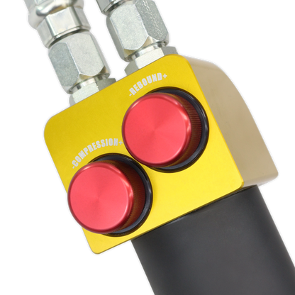 3.0"x16"  MBR SmoothBdy Rem 4Way Adj Rec - ADS Race Multi-Bypass Ring (MBR) Smooth Body Shock Remote Reservoir