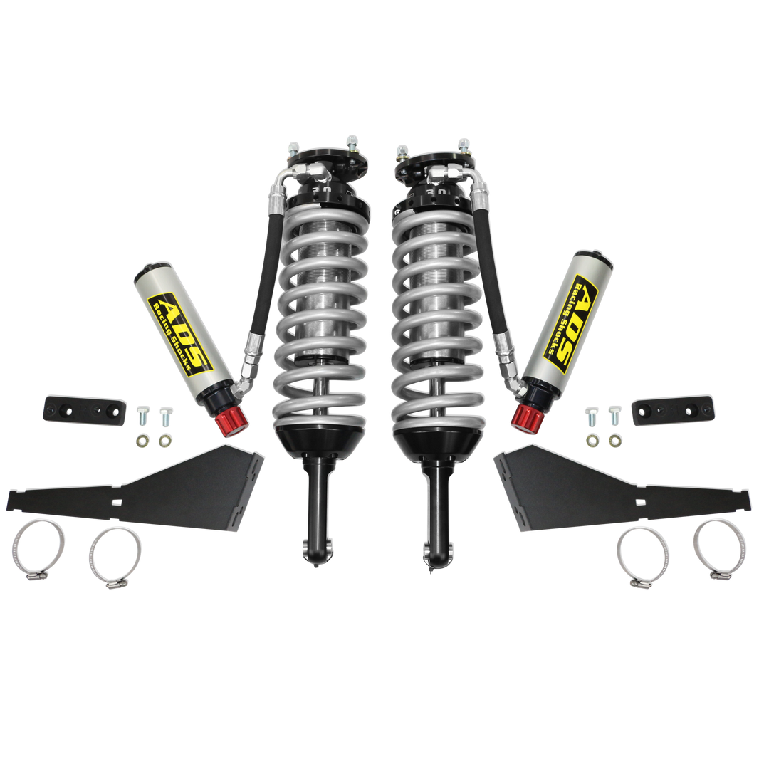 DF 3.0" Forreste CO RemClkRes 90Deg Cadj 3RE - ADS Direkte Montering 3.0" Justerbar Reservoir Race Gevindundervogn - For