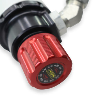 DF 3.0" Forreste CO RemClkRes 90Deg Cadj 3RE - ADS Direkte Montering 3.0" Justerbar Reservoir Race Gevindundervogn - For