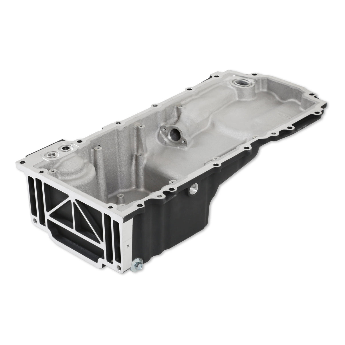 Holley GM Gen-V LT Swap Oil Pan - Photo - out of package Left