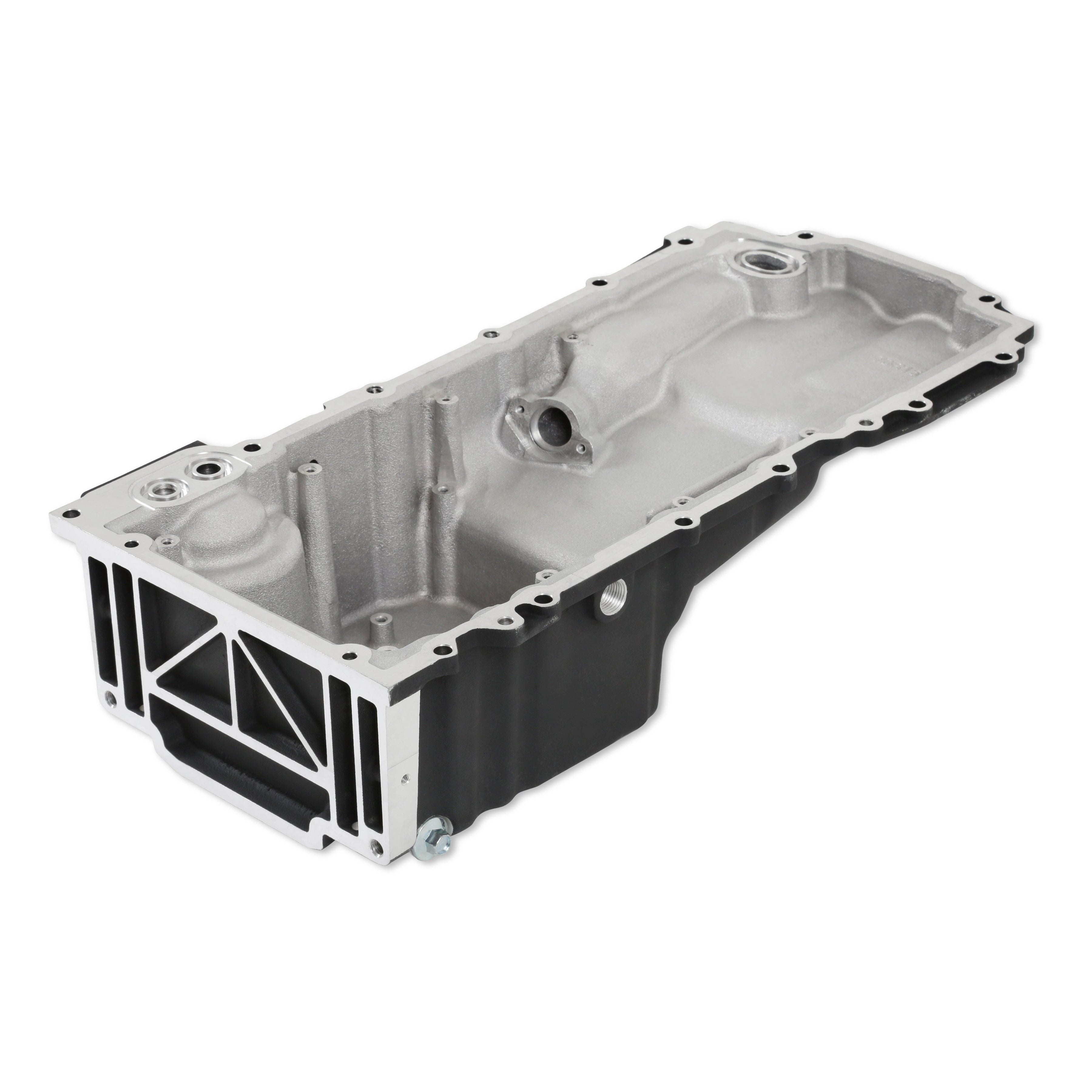 Holley GM Gen-V LT Swap Oil Pan - Photo - out of package Left