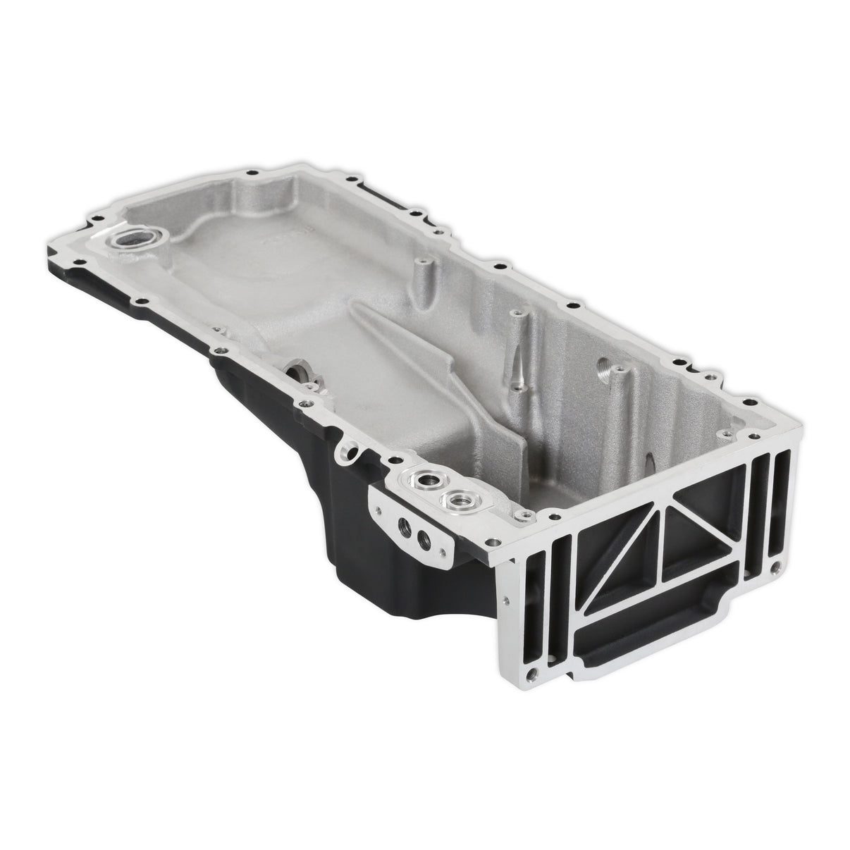 Holley GM Gen-V LT Swap Oil Pan - Photo - out of package Angle
