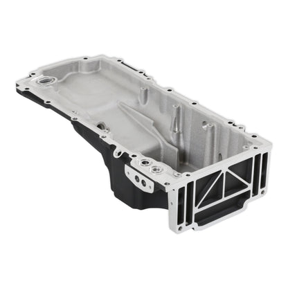 Holley GM Gen-V LT Swap Oil Pan - Photo - out of package Angle