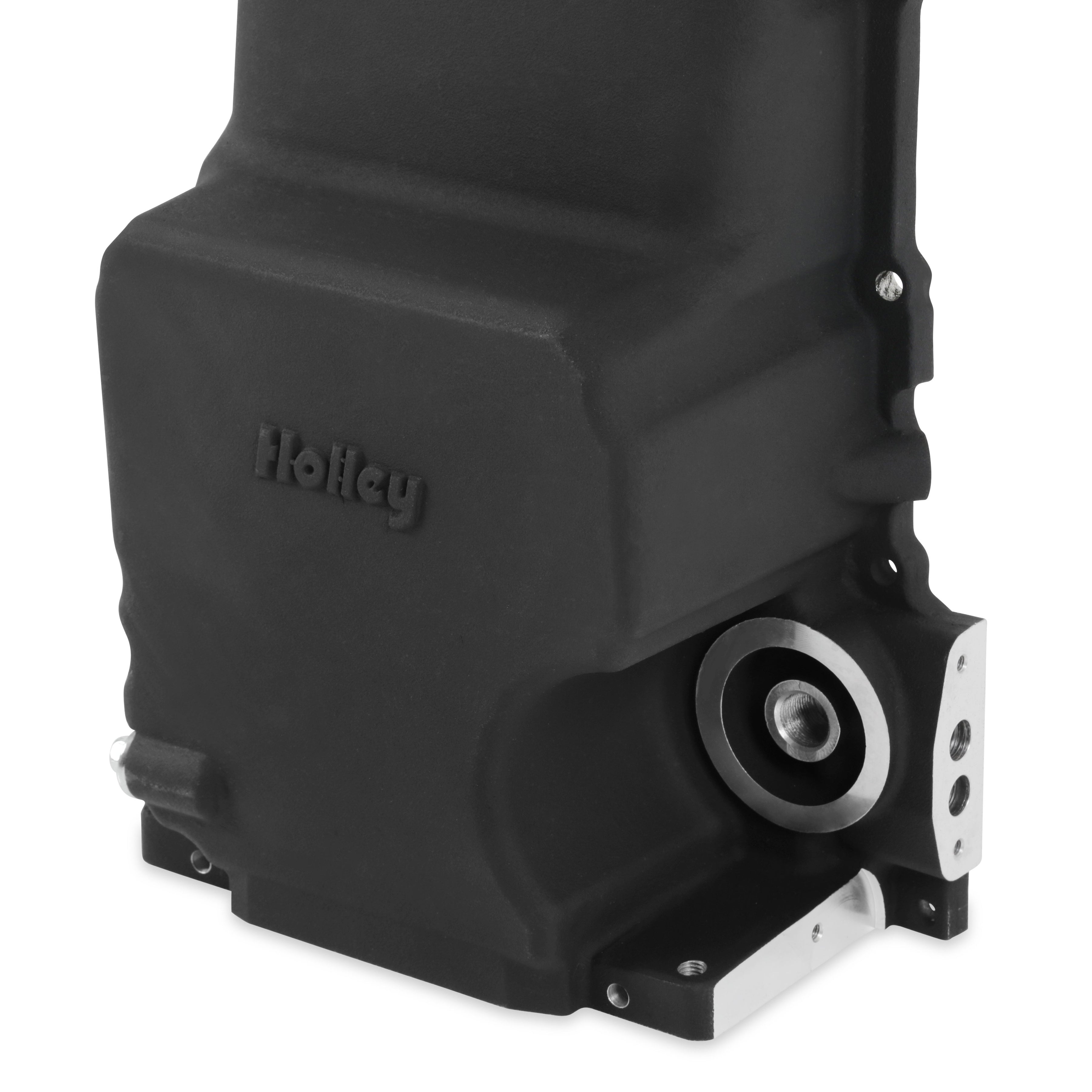 Holley GM Gen-V LT Swap Oil Pan - Photo - out of package Side