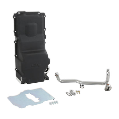 Holley GM LS Swap Oil Pan - Black - Most Front Clearance - Photo - Primary Front